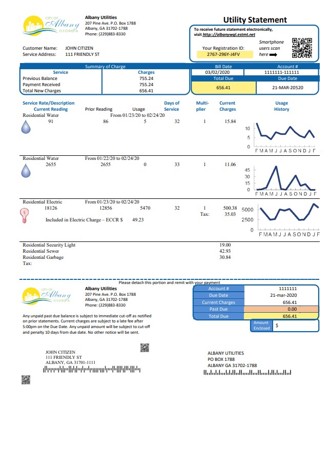  Minol USA business utility bill 